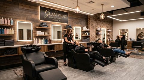 The Glam Vault Salon Studios, hair salon in Corsicana, TX
